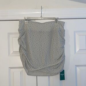 HALARA Light Gray Patterned Pencil Skirt NWT size XL